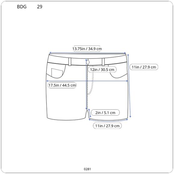 BDG Jeans Shorts Womens 29 Black High Rise Cheeky Distressed ASO Selena Gomez - Picture 4 of 12